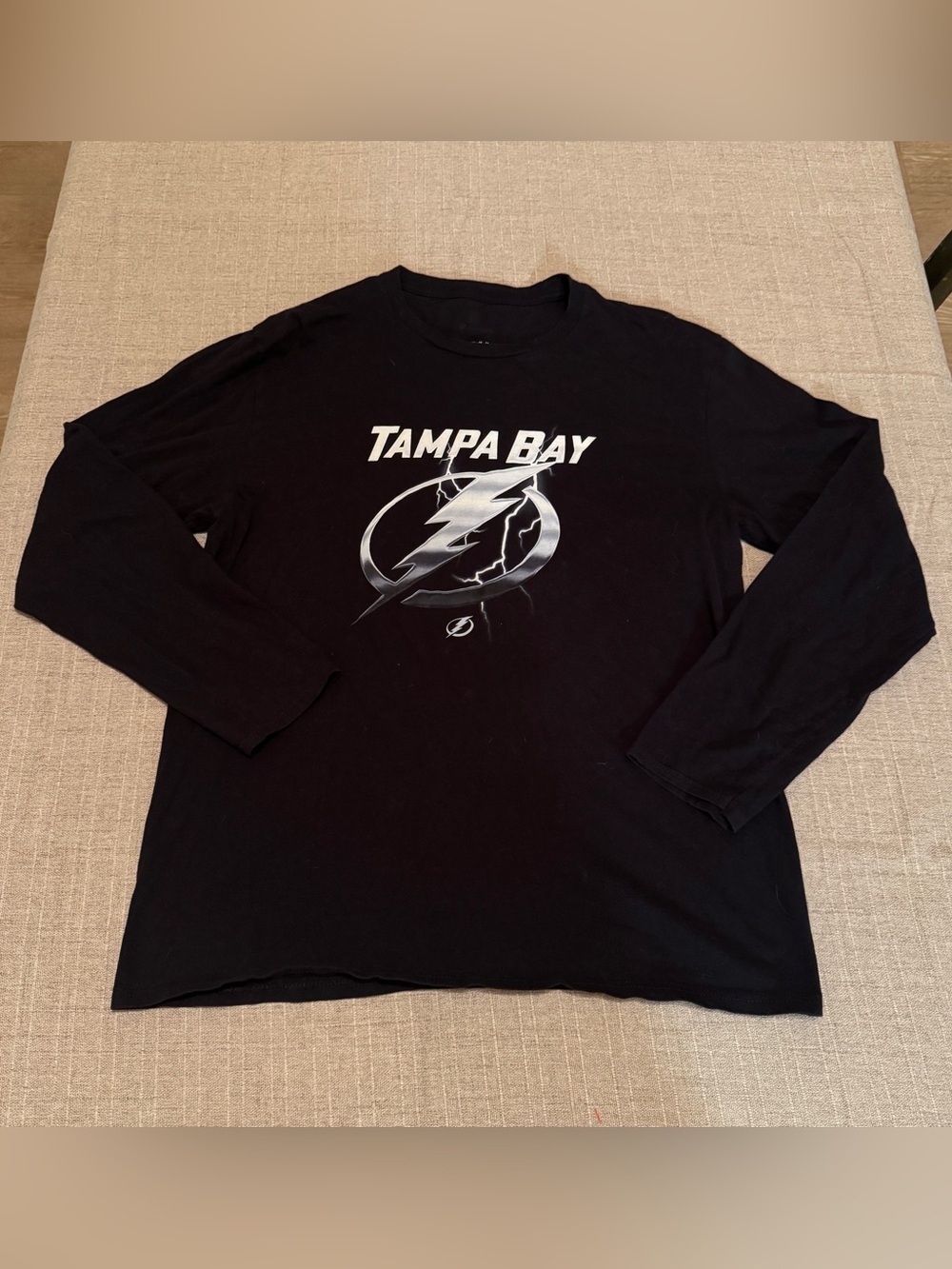 Fanatics Tampa Bay Lightning Black Long Sleeve Graphic Tee